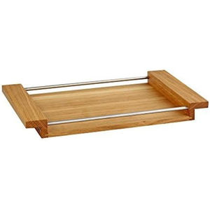 Nouveauté Plateau rond en bois Plateau de service en bois avec bol attaché pour l'exportation, vendu à prix économique Plateau de service personnalisé - Product Image 3