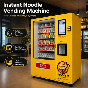 Máquina Expendedora de Fideos Instantáneos con Agua Caliente para Ramen <span class=keywords><strong>y</strong></span> Fideos en Vaso con Pantalla Táctil - Product Image 2