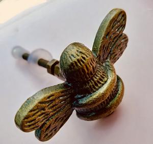 Moderno hierro fundido abejorro latón animales armario tiradores alta calidad armario cajón tocador cocina baño fácil - Product Image 3