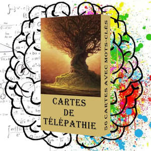 Jeux de cartes divinatoires de télépathie, cartes de tarot de qualité supérieure, articles promotionnels - Product Image 2