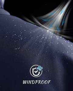 Chaqueta Softshell impermeable para hombre para senderismo al aire libre blusa larga con cierre de cremallera hecha en Pakistán - Product Image 4