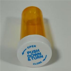 Flacons en plastique résistants aux enfants pour pilules, tubes pharmaceutiques, flacons de médicaments avec surface sérigraphiée pour l'emballage des pharmacies - Product Image 6