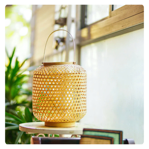 โคมไฟไม้ไผ่ทำมือ-โคมไฟที่เป็นมิตรกับสิ่งแวดล้อมสำหรับทุกโอกาส-ผู้ขายที่ดีที่สุด - Product Image 6