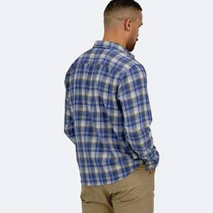 Chemises à manches longues pour hommes tendance, respirantes, à séchage rapide, vente en gros, personnalisation du logo, design 100% coton flanelle, style décontracté - Product Image 6