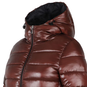 Men's Fashion Casual <b>Cotton</b> <b>Padded</b> Jacket Thick Winter Hooded Coat with Bubble Design Streetwear Style 5XL Size Front Logo - Product Image 6