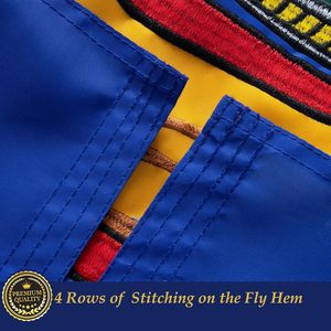 TOPFLAGS Drapeau de l'État de New York 3x5, robuste, brodé, pour extérieur, avec 2 œillets en laiton et rayures cousues - Product Image 4