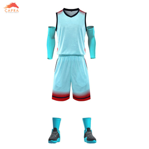 ชุดบาสเก็ตบอลแบบพลัสไซส์ ระบายอากาศได้ดี พิมพ์ลายแบบซับลิเมชั่นเต็มตัว ใส่ได้สองด้าน เหมาะสำหรับฤดูร้อน สามารถปรับแต่งได้ - Product Image 5