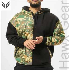 Pull à capuche pour hommes de haute qualité coupe ajustée Logo personnalisé couleur unie fabriqué en tissu polaire du Pakistan technique lavée col à capuche - Product Image 2