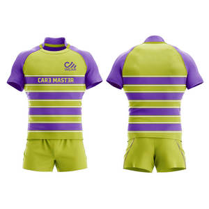 Venta al por mayor mejor conjunto de uniformes de rugby cómodo transpirable de secado rápido sublimado uniforme de rugby con logotipo personalizado y diseño - Product Image 5