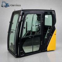 Ensemble de cabine d'excavatrice CAT série 320 avec porte vitrée, cabine d'opérateur de construction d'occasion