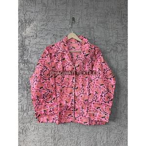 Set di pigiama di cotone di migliore qualità per le signore comodo abito da notte floreale abbinato vestito da notte per la casa o Hotel damigella d'onore PJs - Product Image 5
