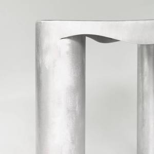 Mobilier de salon contemporain Table d'appoint moderniste en aluminium Design unique Table d'appoint à quatre pieds Décoration intérieure unique - Product Image 3