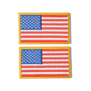 Parche de corte láser tejido bordado con diseño OEM a la moda, parches para ropa, parche bordado personalizado para ropa - Product Image 2