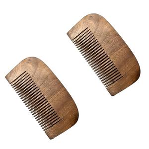 Fabricant fiable Peigne à cheveux en bois à finition naturelle sans arêtes vives offrant une expérience confortable et douce - Product Image 5