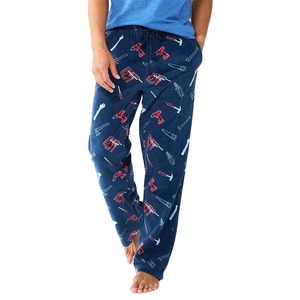 Venta al por mayor de ropa de mujer Pijamas cálidos de franela de invierno Pantalones Pijamas Ropa de casa - Product Image 4