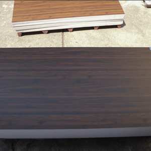 Tablero de espuma de PVC laminado de alta calidad Paneles de grano de madera roja Pitech para fabricación de muebles Moldeado de láminas de plástico - Product Image 4