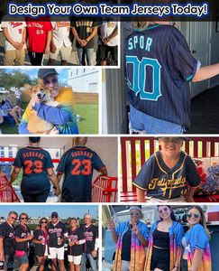 Jersey de béisbol personalizado al por mayor, transpirable y de talla grande, con impresión por sublimación para ligas deportivas, clubs, servicio OEM - Product Image 5