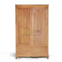 Armario Minimalista de Madera de Teca Sólida en Oferta, para Dormitorio, Oficina en Casa y Uso en Hoteles, de Indonesia