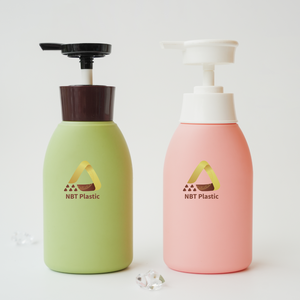 Private Label 300ml Boston Shape Plastic Foam <b>Bottle</b> with <b>Pump</b> for Conditioner Shampoo and Skincare Lotion Use - Product Image 5