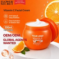 Crème Visage Vitamine C Flower Secret 200ml Éclaircissante Anti-Âge - OEM/ODM & Recherche d'Agences de Marques Globales
