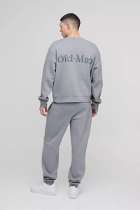 ชุดวอร์มแบบสวมหัวสำหรับผู้ชายโอเวอร์ไซส์ - Product Image 2