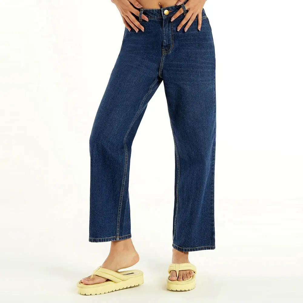 Low MOQ Factory Outlet Women Jeans Pant Cotton Made Wholesale Price Women Jeans Pant Made in Pakistan