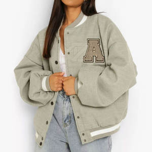 Chaqueta de Invierno de Punto de Algodón de Alta Calidad Más Vendida, Nuevo Estilo Cortavientos para Mujer - Product Image 1