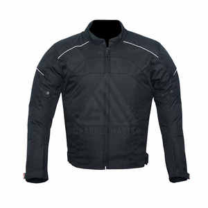 Veste d'hiver pour homme, style motard, personnalisée, décontractée, en tissu Cordura, doublée de laine chauffante, coupe-vent, respirante, service OEM disponible, tendance - Product Image 6