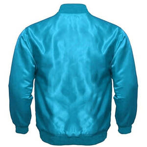 Veste bomber en satin de soie vintage pour homme de haute qualité, col montant, écologique, anti-UV, à carreaux, vente de saison d'hiver - Product Image 4