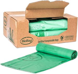 Sacs poubelles compostables pour la maison et le commerce, sacs poubelles biodégradables, vente en gros - Product Image 5
