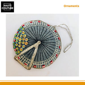 Trusted Dealer of Handmade <b>Hand</b> Embroidered 10cm Diameter Giant Wheel Shape - Festive Hanging <b>Ornament</b> with Custom Options - Product Image 3