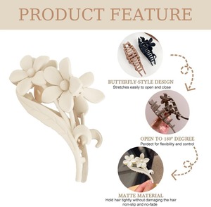 Luxury Pearl Design <b>Hair</b> <b>Claw</b> Clip for Women Fashion <b>Hair</b> Accessories for Party and Office Use at Wholesale Prices - Product Image 3