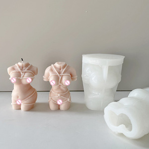 Grande femme <span class=keywords><strong>enceinte</strong></span> moule à bougie en silicone humain 3d femme Sculpture plâtre résine artisanat outils de coulée fabrication de savon fait main - Product Image 1