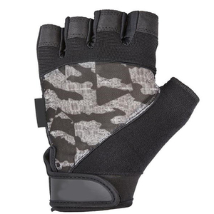 Full Palm Protection Non Slip Pull Ups Weight Lifting Gym Workout <b>Fingerless</b> <b>Gloves</b> With Wrist Wrap Support - Product Image 2