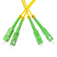 Cordon de raccordement à fibre optique duplex simplex personnalisé SC/APC monomode G652D monomode optimal pour les applications duplex simplex