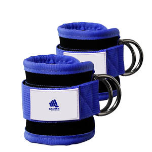 Sangles de cheville en nylon pour hommes, fourniture d'usine - Accessoires de fitness et de musculation antidérapants réglables de haute qualité - Product Image 1