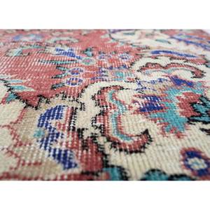 Tapis en laine noués à la main de grande taille, style vintage, motif médaillon rouge et orange, pour salon ou couloir - Pae-2040 - Product Image 3