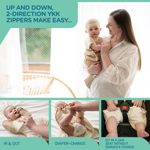 [Ccoccozam] Organic swaddle Air Mesh Aqua Shell () Diseñado para la máxima comodidad y seguridad Baby swaddle - Product Image 4