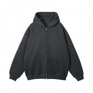 Nueva Llegada Sudadera con Capucha y Cremallera para Hombre, Tejido Cómodo de Secado Rápido con Logotipo Bordado, Estilo Urbano, Patrón 3D, Venta Directa de Fábrica - Product Image 3