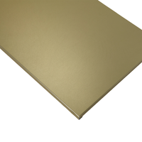 Panel de Aluminio Anodizado con Grabado Dorado en Forma de Panal de Abeja 5052 5005 de 5 mm a 25 mm con AA20 para Techo de Vestíbulo de Hotel e Interiores Comerciales