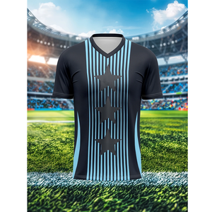 Camiseta de Fútbol de Último Diseño, Transpirable, Estilo Crop Top, Sublimación, Características del Equipo Personalizables, Camiseta de Fútbol Americano - Product Image 6