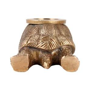 Bulk Handmade Luxury Home Decoration Tribal <b>Brass</b> Turtle <b>Candle</b> <b>Holder</b> in New Design for Home Decor Diwali Christmas SNC-555 - Product Image 5