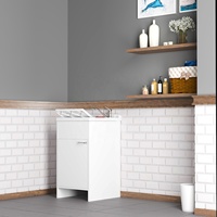 Meubles de cuisine en PVC anti-humidité de marque italienne célèbre, éviers au design moderne, pour usage intérieur/extérieur, hôtelier, écologiques et durables