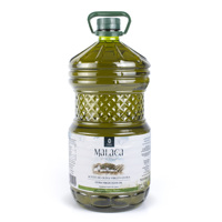 Aceite de Oliva Virgen Extra Malaca Selección Reserva Familiar Picual-Hojiblanca, Formato Horeca, Paquete de 3x5L, de España