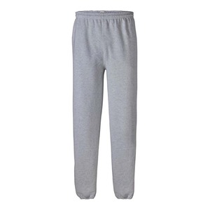 Grey Adult Printed Casual Jogging <b>Pants</b> Mens Elastic Waist Jogger Side Pocket Fleece Polyester/Cotton Windproof Breathable - Product Image 1