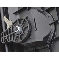 Europarts JUST 500 - Boîte à outils en plastique, cassette PP, fermeture à loquet portable, capacité 100L, 500X350X400, non résistante à l'eau, fabriquée en Italie
