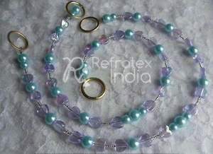 Wholesale Low Cost <b>Beaded</b> <b>Curtain</b> Tieback for Decoration From India by Refratex India Hand Made Decoration <b>Beaded</b> Tieback - Product Image 4