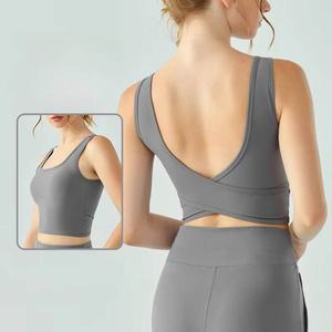 Camisetas sin mangas de entrenamiento para mujer, camisetas sin mangas para gimnasio, camisetas atléticas para Yoga, camiseta para Yoga - Product Image 4