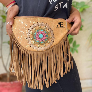 Hot Fashion Fringe Fanny Pack Waist <b>Bag</b> Woman Multicolor Fringe Leather Waist Bum <b>Bag</b> - Product Image 1