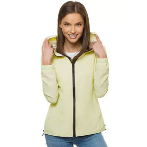 Vente en gros ODM/OEM Veste softshell pour femmes d'hiver zippée et imperméable, doublée en polaire véritable, coupe-vent, en vente en ligne - Product Image 4
